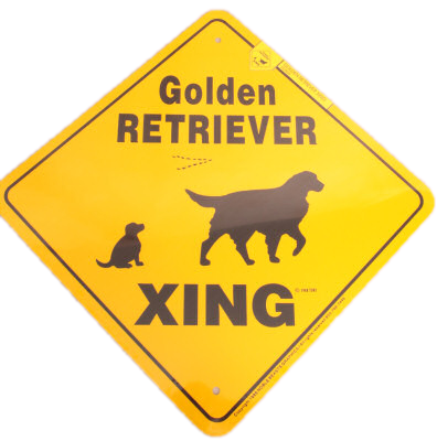 Chessie Dog Crossing Xing Sign New