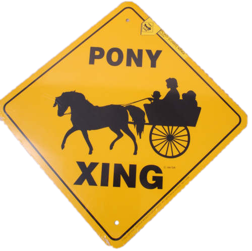 Pony Xing Sign