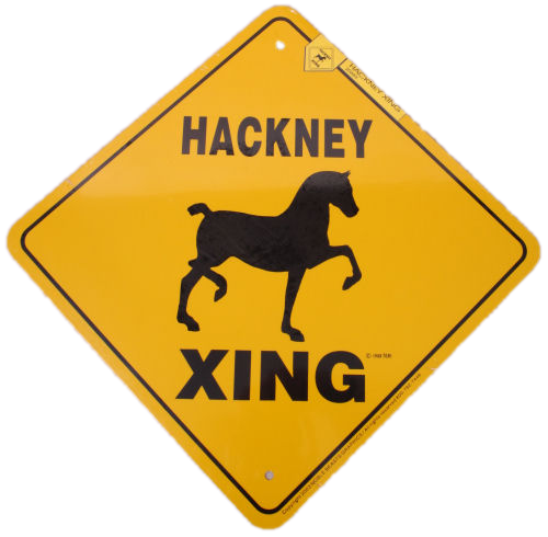Hackney Xing Sign