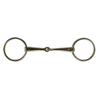 Loose Ring Jointed Mouth Draft Horse Bit 6-1/4 Inch - SS