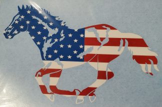 American Running Horse Decal - Outdoor Safe