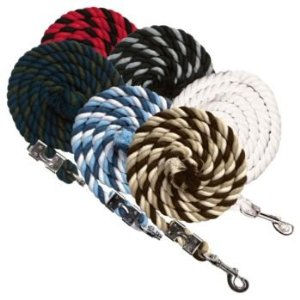 Cotton lead rope