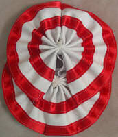 Horse Tail Bow Red & White