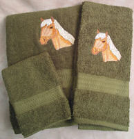 Haflinger Horse Bath Towel Set
