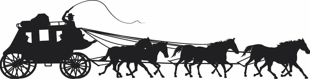 Stagecoach Black Decal