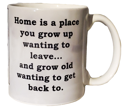 Home is a Place Ceramic Mug