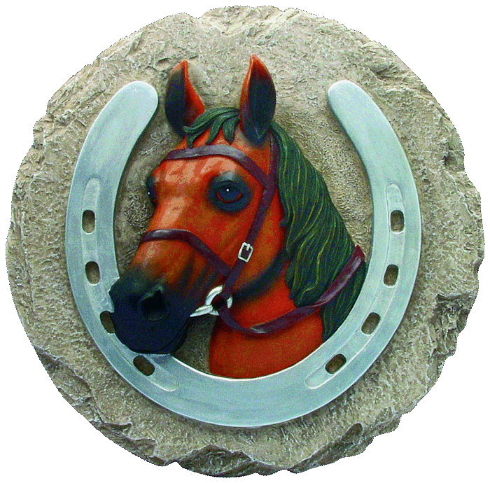 Horse and Horseshoe Stepping Stone