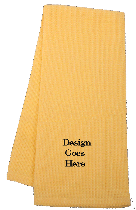Design will go here on towel