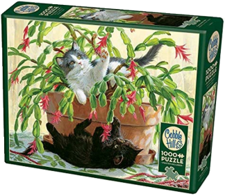 Cobble Hill Cactus Kittens 1000 Piece Puzzle