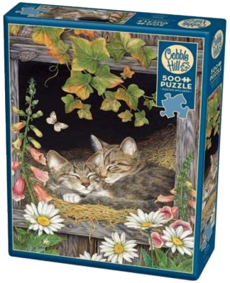 Cobble Hill Sisters Cats 500 Piece Jigsaw Puzzle