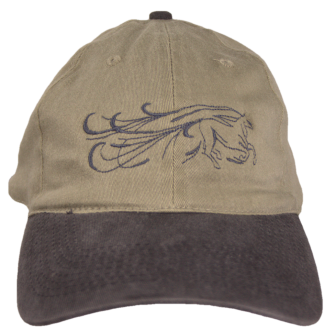 Galloping Horse Embroidered Cap