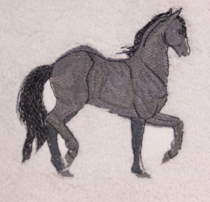Paso Fino Horse Embroidered Bath, Hand, Wash Towels