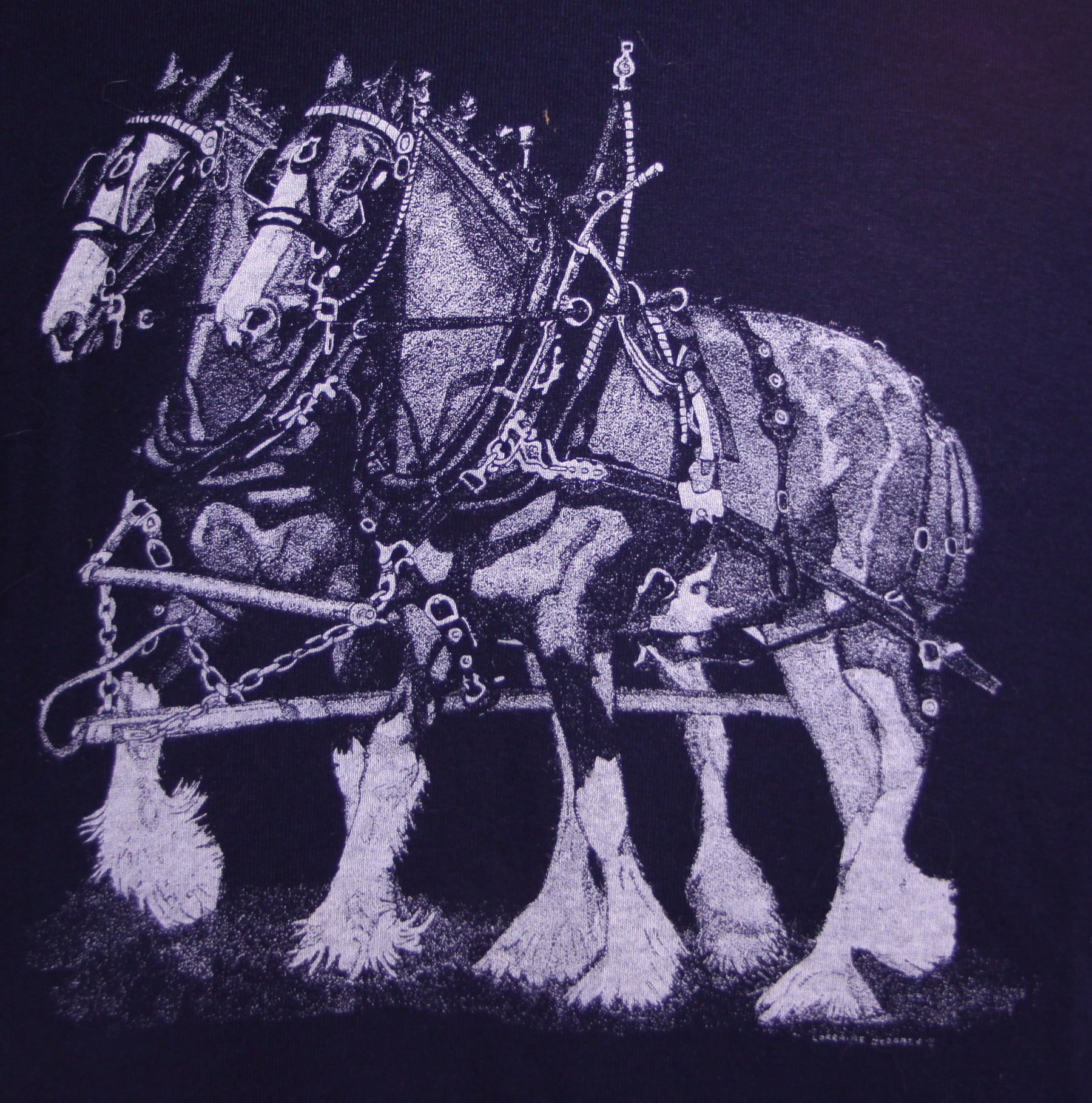 Clydesdale Team Draft Horse T-Shirt