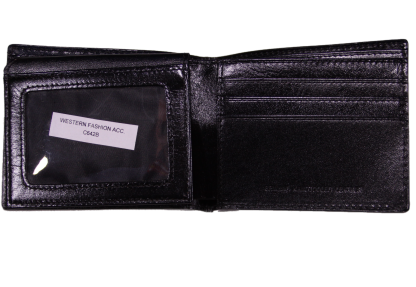 Tooled Western Leather Bi-Fold Wallet