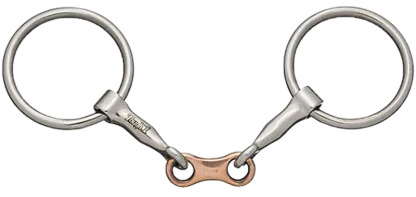 Tough 1 Ring Mini Bit - French Link Copper Mouth