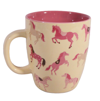 Hatley Hearts and Horses Ceramic Mug