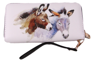 Pair of Donkeys Wallet, Phone and Credit Card Holder