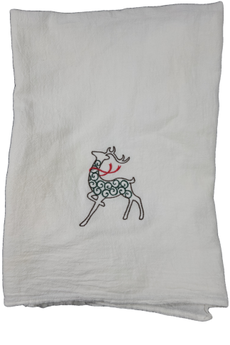 Reindeer Dish Towel