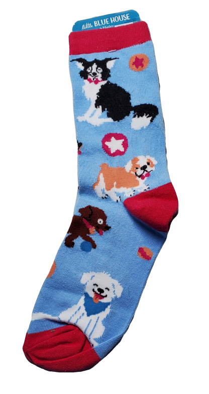 Hatley Cute Pups Women's Crew Socks - One Size